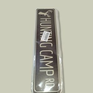 Hunting Camo Rd. Metal Tin Sign